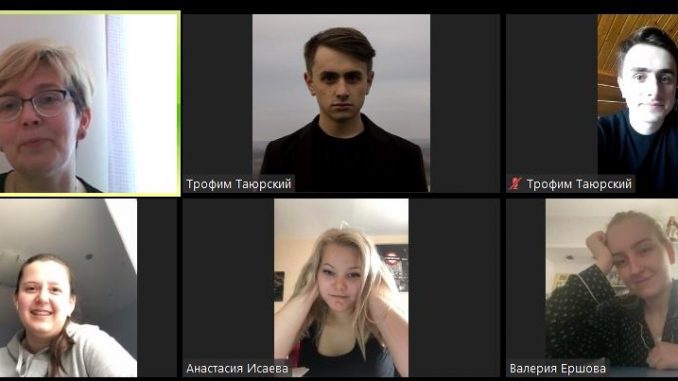 Zoom-конференция с нижегородскими школьниками